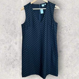 Black and Gold Gap Sheath Dress